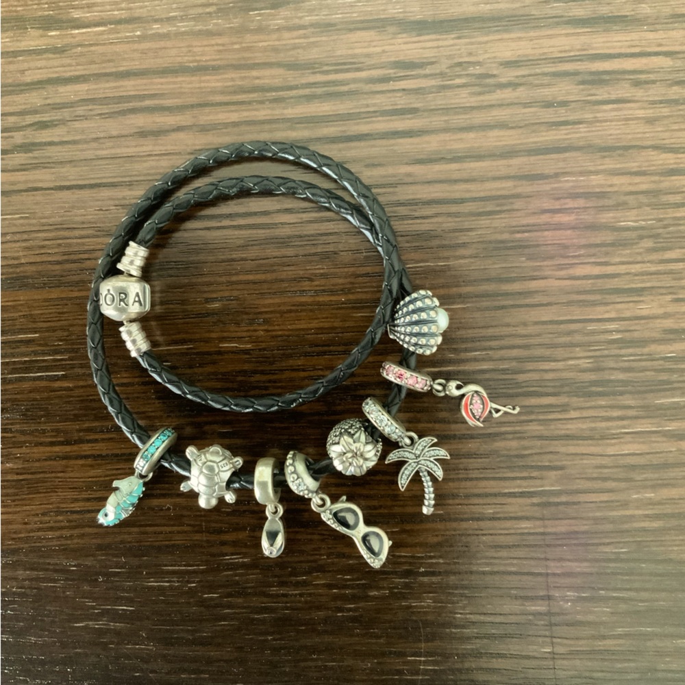 Pandora Beach Theme Charm Bracelet